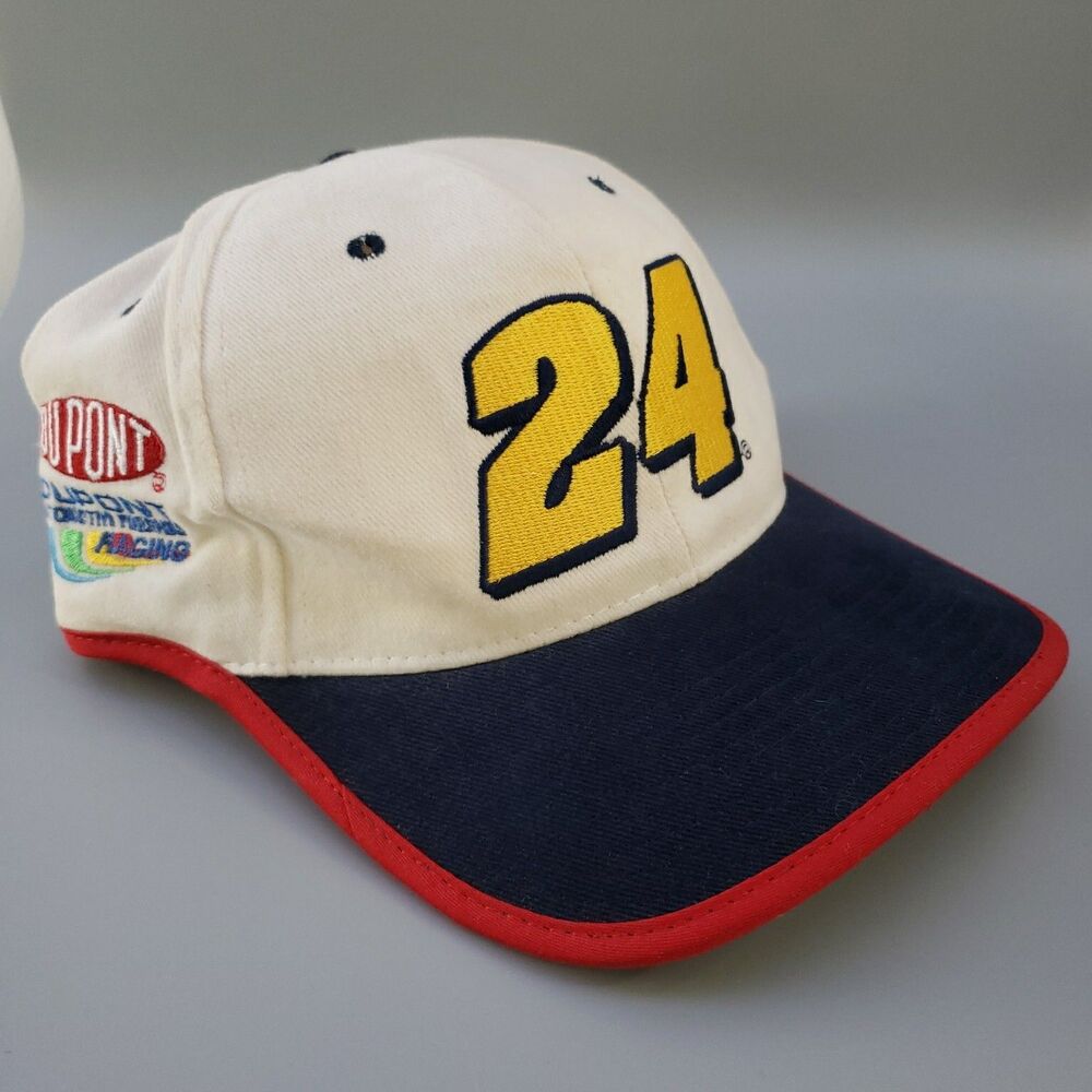 Nascar #24 Jeff Gordon Hat Cap Chase Authentic Dupont Racing 100% Cotton
